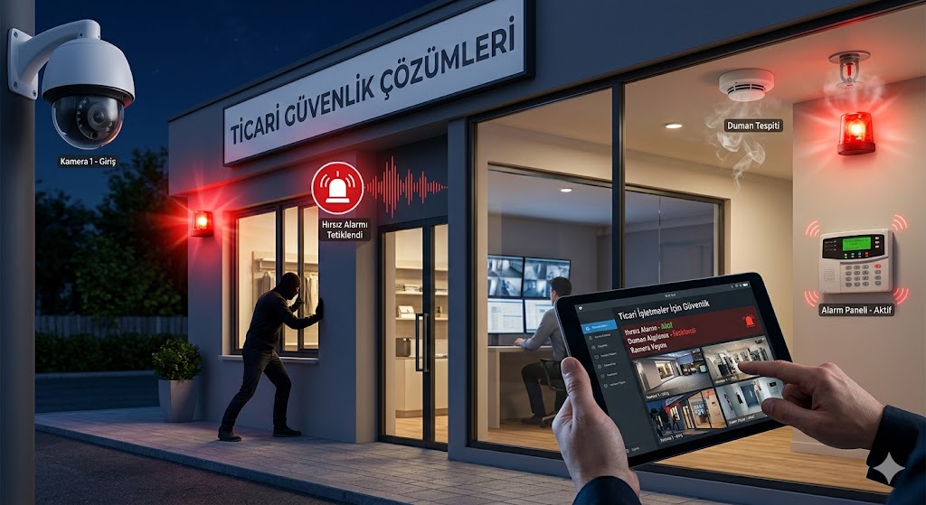 Ticari Alarm ve Gözetleme Çözümleri